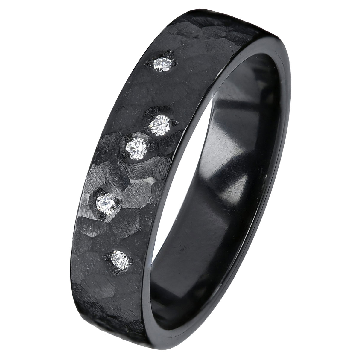 Kohinoor Duetto Black Edition Rock laboratoriotimanttisormus 006-807-05