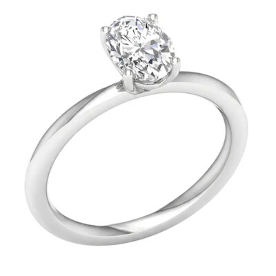 Lykken Elegance ovaali 1,00ct laboratoriotimanttisormus 76230