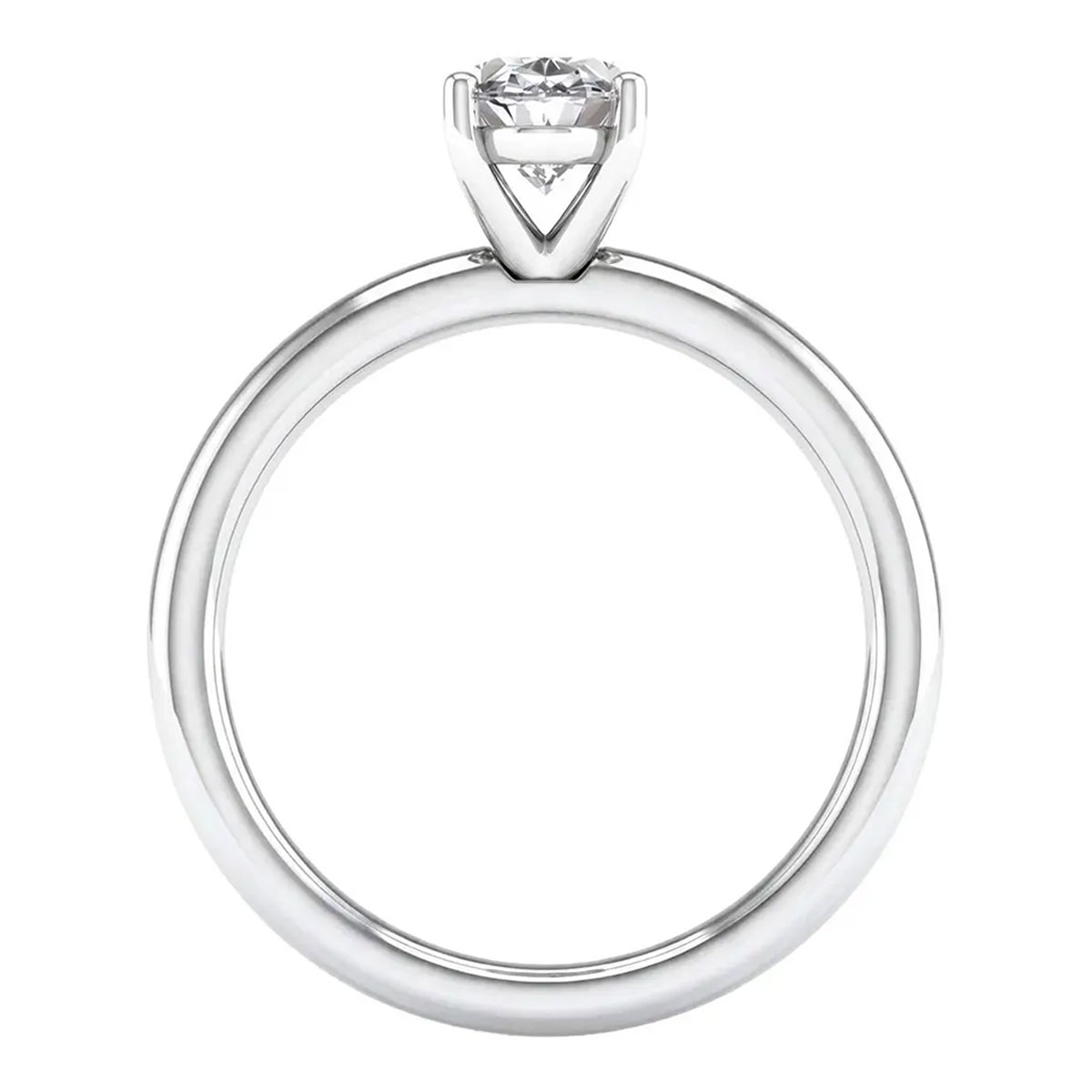Lykken Elegance ovaali 1,00ct laboratoriotimanttisormus 76230 - Image 3