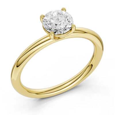 Lykken Elegance pyöreä 1,00ct laboratoriotimanttisormus 76231