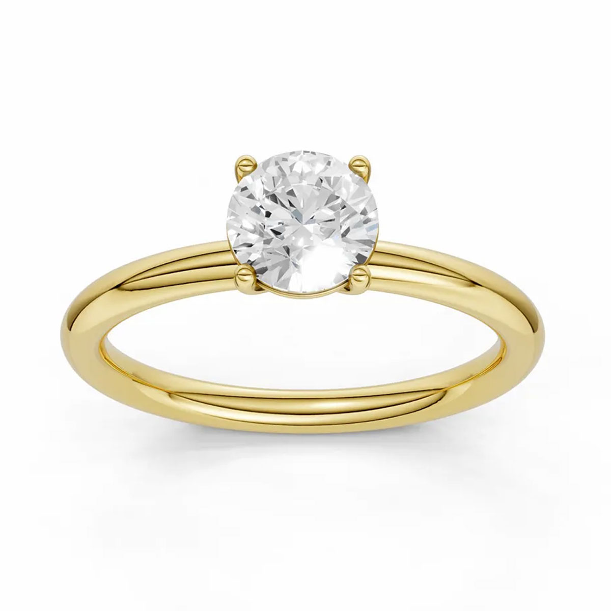 Lykken Elegance pyöreä 1,00ct laboratoriotimanttisormus 76231 - Image 2