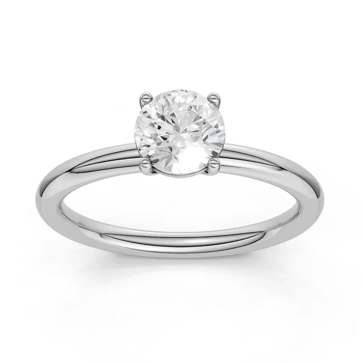 Lykken Elegance pyöreä 1,00ct laboratoriotimanttisormus 76232 - Image 2