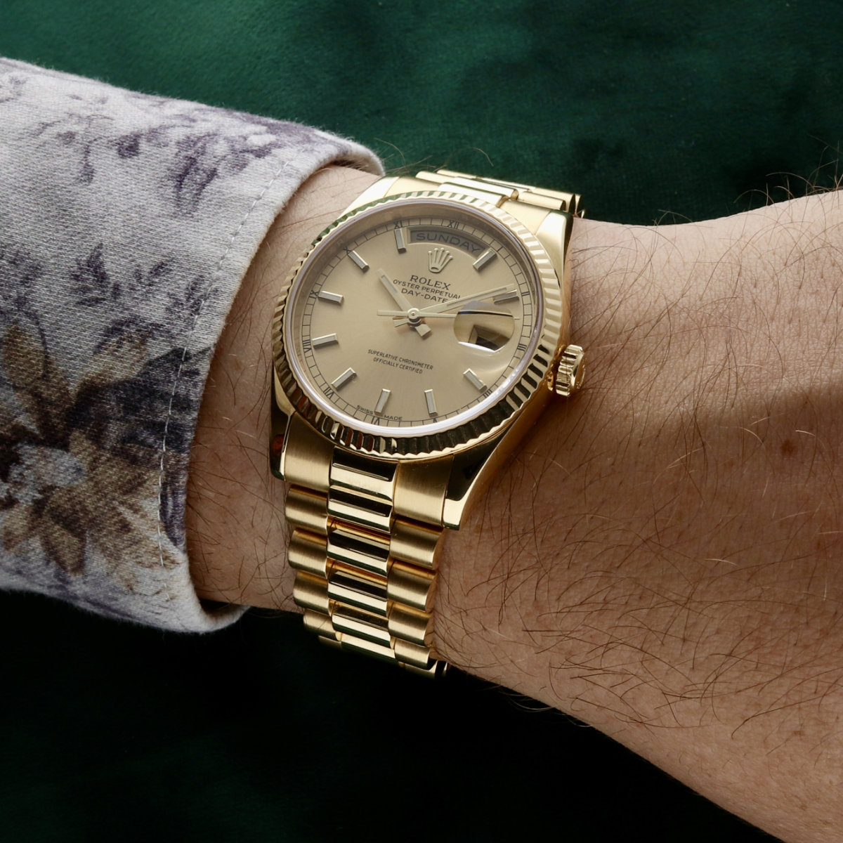 Rolex Oyster Perpetual Day-Date 18k 118238 - Image 2