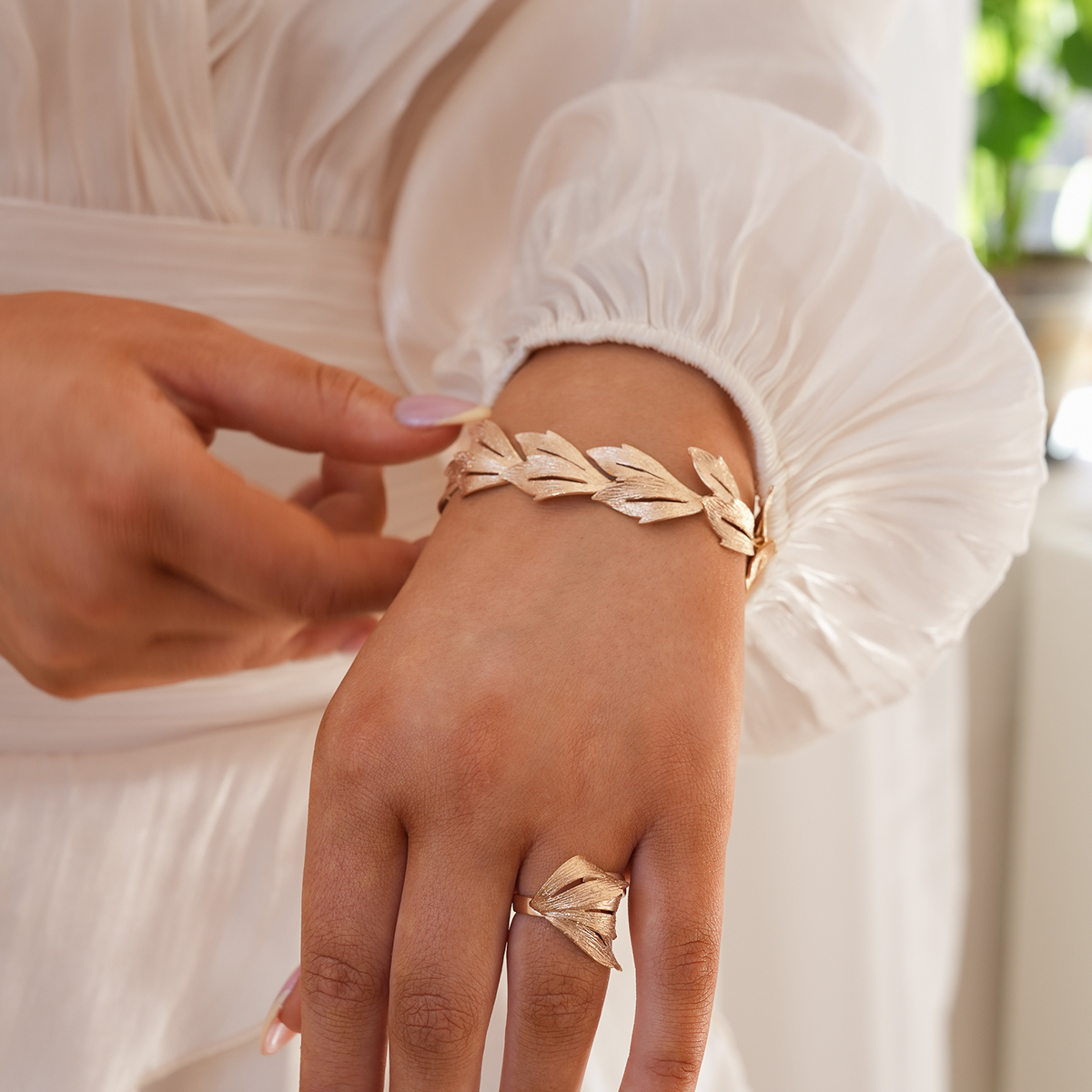 Catwalk Jewellery kullattu sormus 9987-2YG - Image 2