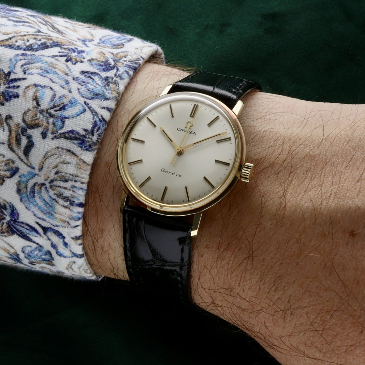Omega Geneve 14k vintagekello - Image 2