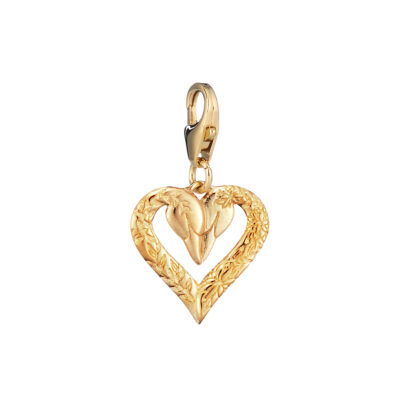 Lumoava Joutsenet-charm kullattu hela /riipushela L61260800000